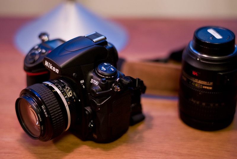 Nikon D700 with a Nikkor 50mm 1.2 prime lens
