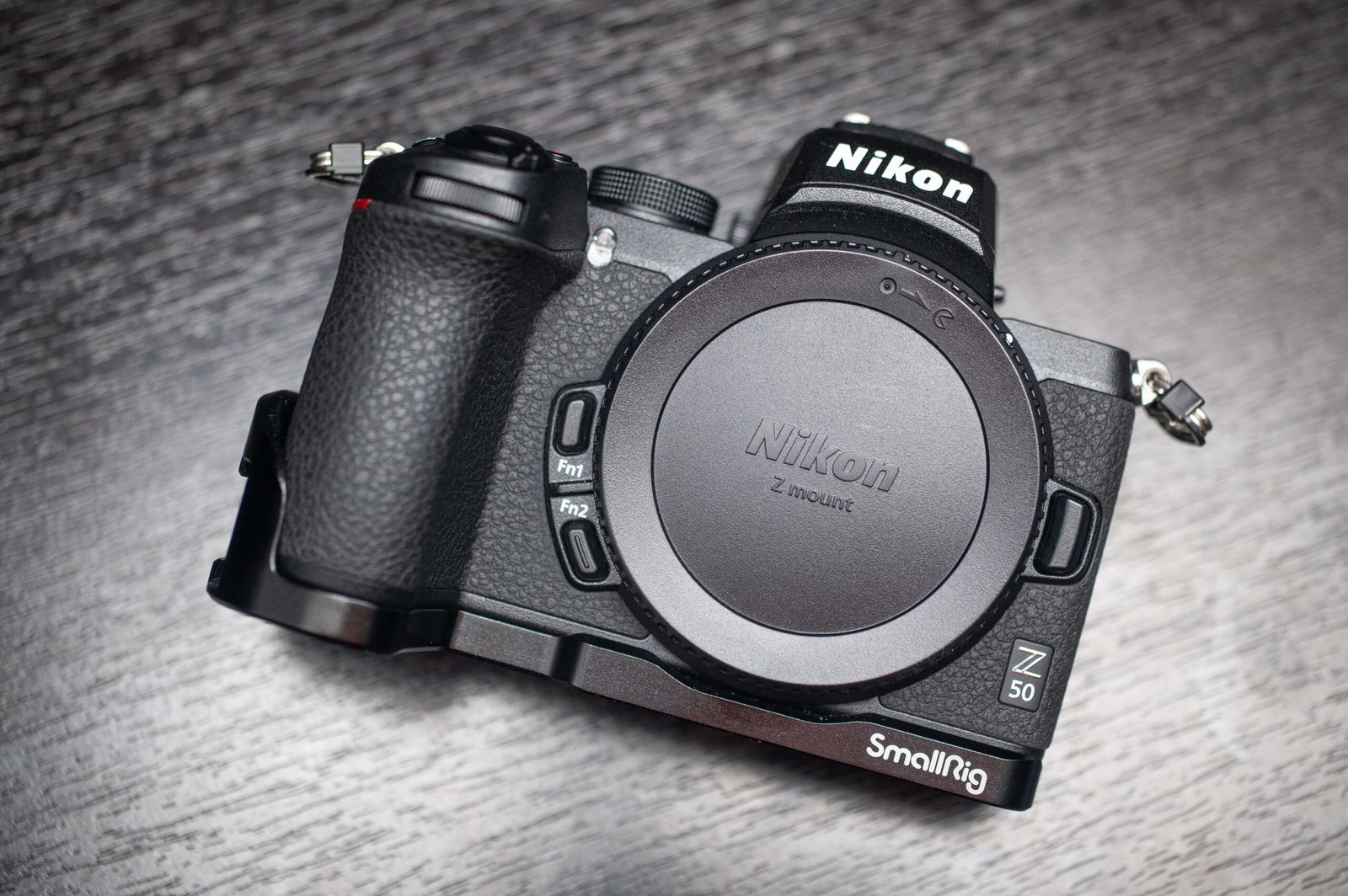 smallrig L plate on a Nikon Z50